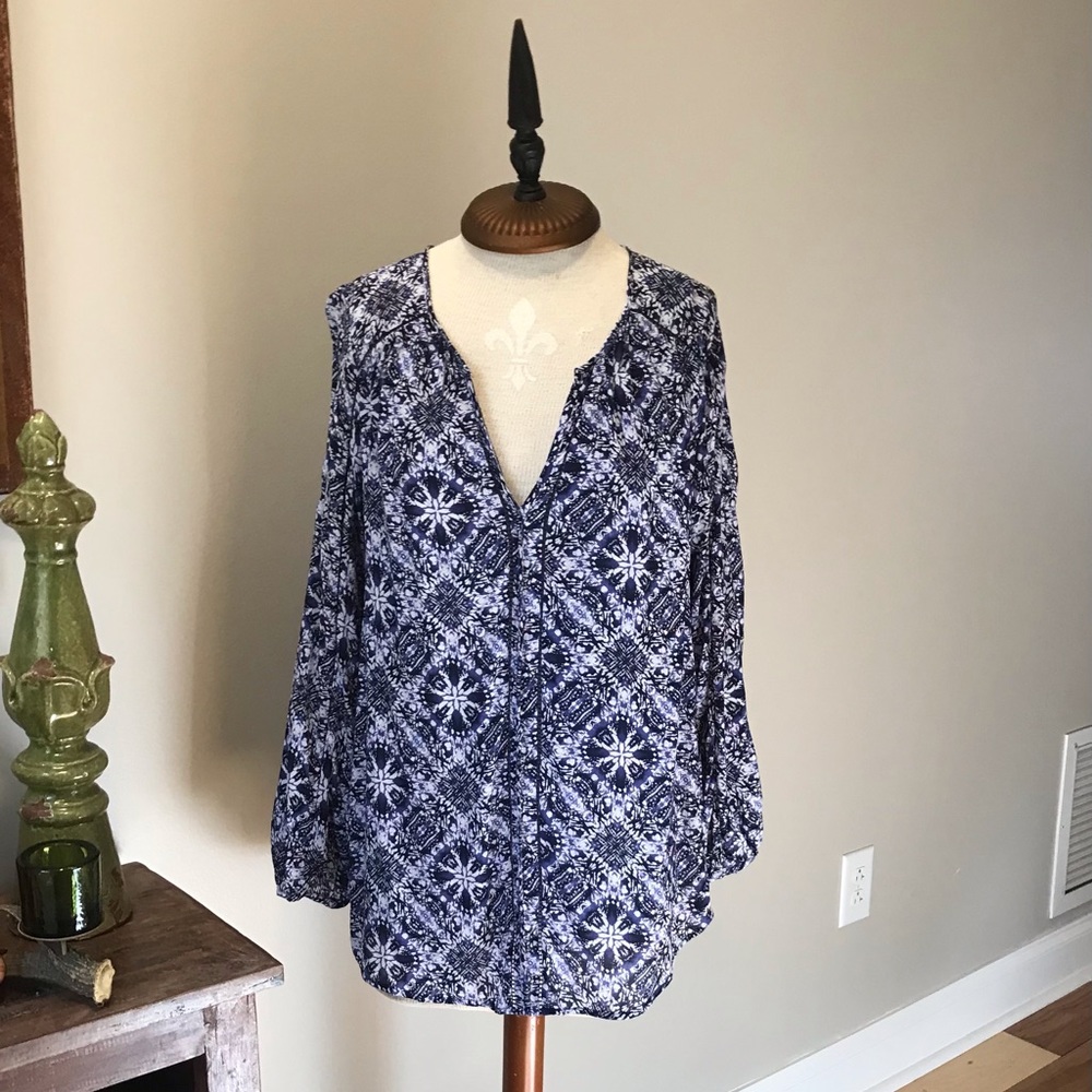 Lucky Brand Tunic Blouse
